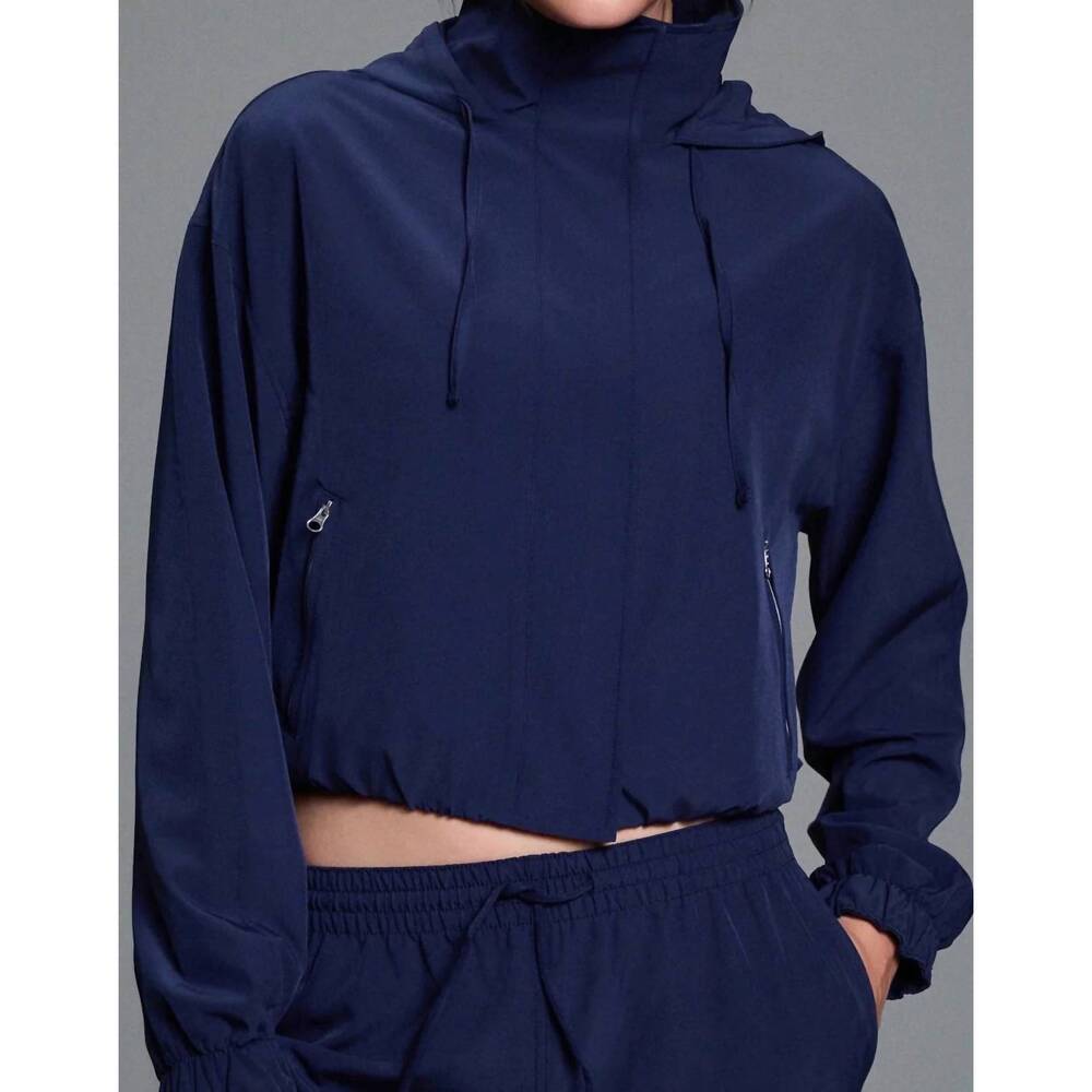 NEW YEAR OF OURS court cropped jacket in midnight